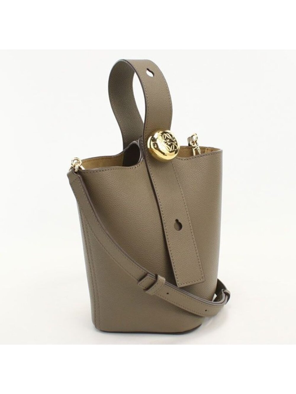 Loewe Bucket Bag Mini 2-Way Pebble Calfskin
